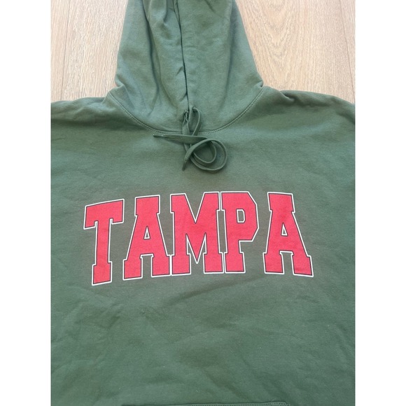Sage Green Tampa Soft Style Weight Hoodie Men's Size Large New - Picture 2 of 4